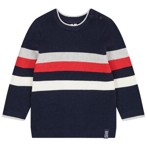 Πουλόβερ πλεκτό ριγέ placées για bebe αγόρι 