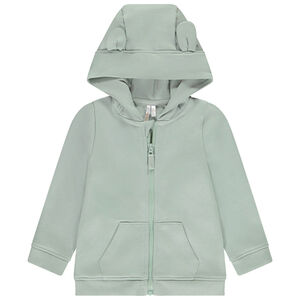 Ζακέτα από φούτερ με κουκούλα και φαντεζί σχέδιο για μωρό αγόρι 