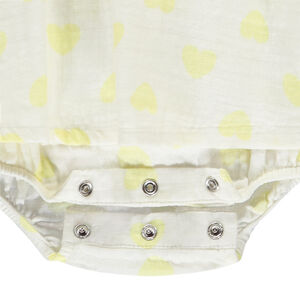 Φόρεμα φαντεζί 2 σε 1 με σχέδιο καρδιές για bebe κορίτσι 