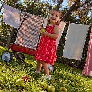 Φόρεμα χωρίς μανίκια με σχέδιο κόμπους για κορίτσι μωρό 