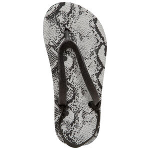 Σανδάλια με πλάτη από γκλίτερ και σχέδιο φιδιού 