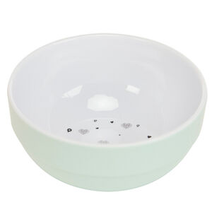 Πιάτο από μελαμίνη με σχέδιο καρδιές πράσινο 