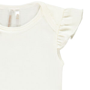 Σύνολο 2 τμχ. με ριγέ βαμβακερή φόρμα για κορίτσι μωρού 