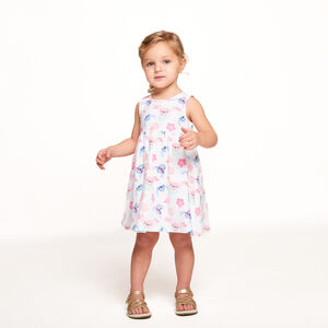 Αμάνικο φόρεμα jersey με σχέδιο Stitch & Angel Disney για bebe κορίτσι 