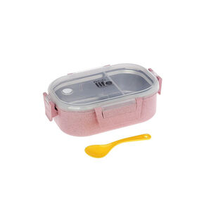 Light Pink Φαγητοδοχείο 900ml Με χώρισμα 