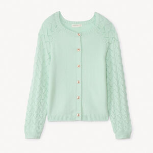 Γυναικείο γυμνό πουλόβερ με ανοιχτή πλέξη 