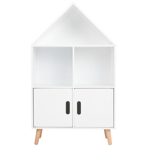 Βιβλιοθήκη σε σχήμα σπιτιού με 2 πόρτες 