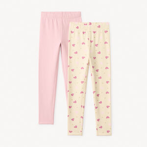 Σετ 2 κολάν molleton για κορίτσι 