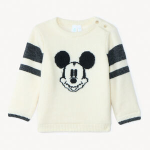 Πλεκτό πουλόβερ σε jacquard με σχέδιο Mickey Disney για bebe αγόρι 
