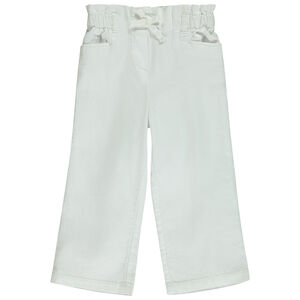 Pantalon palazzo uni pour bébé fille 