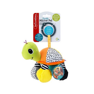 Κουδουνιστρα Turtle Mirror Pal - Green INFANTINO  