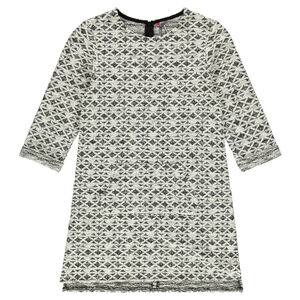 Παιδικά - Φαντεζί φανελένιο φόρεμα με μανίκια 3/4 