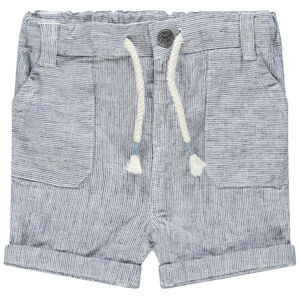 Βερμούδα με ρίγες σε όλη την επιφάνεια και τσέπες 