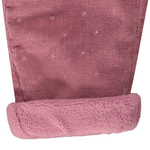 Παντελόνι slim βελουτέ milleraies με τυπωμένα αστέρια για bebe κορίτσι 