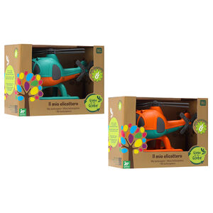 Ελικοπτερο Απο Βιοπλαστικο 18Cm 2 Χρωματα. 