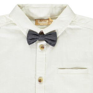 Πουκάμισο μακρυμάνικο με φιόγκο για αγόρι 