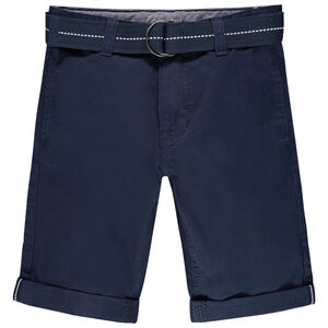 Βερμούδα από ύφασμα με αποσπώμενη πλεκτή ζώνη για αγόρι 